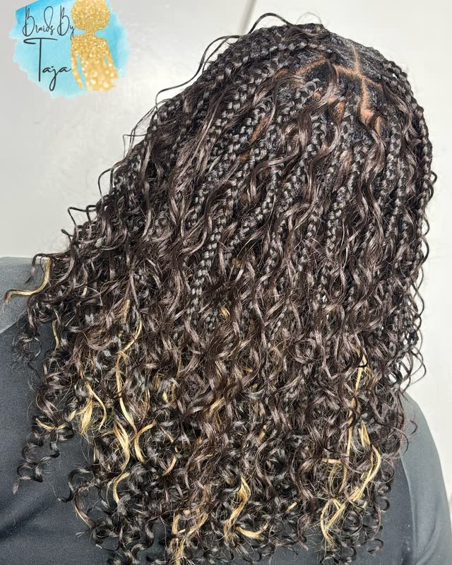 Braiding work by Taja