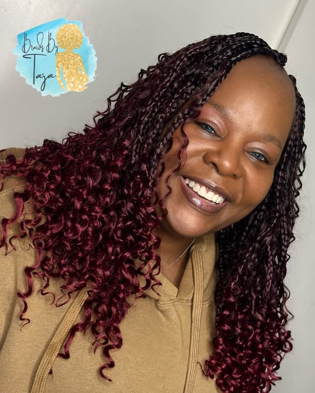 Braiding work by Taja