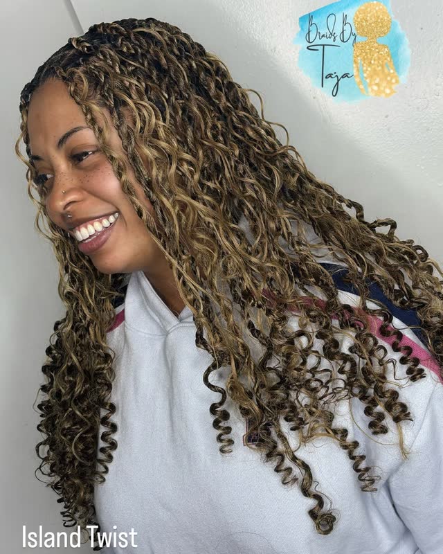 Braiding work by Taja