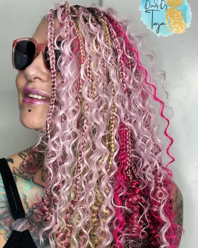Braiding work by Taja