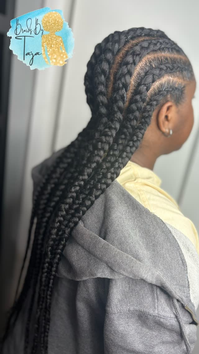 Up to 8 Feed Ins Hair Included