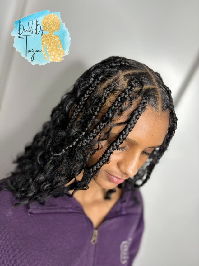 Medium Knotless Goddess Style ( Shorter Version)