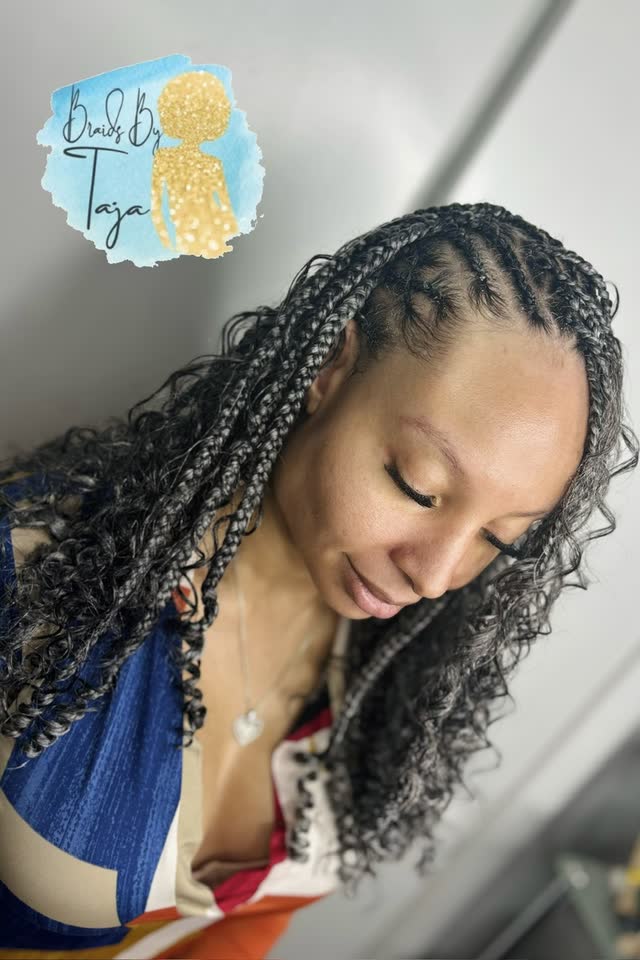 Versatile Flip Over Fulani Style Braids